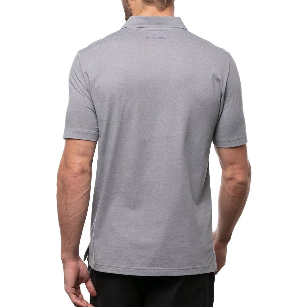 TravisMathew Can Can Polo Mens M Gray Pineapple Pocket Golf Shirt Casual - Picture 6 of 10
